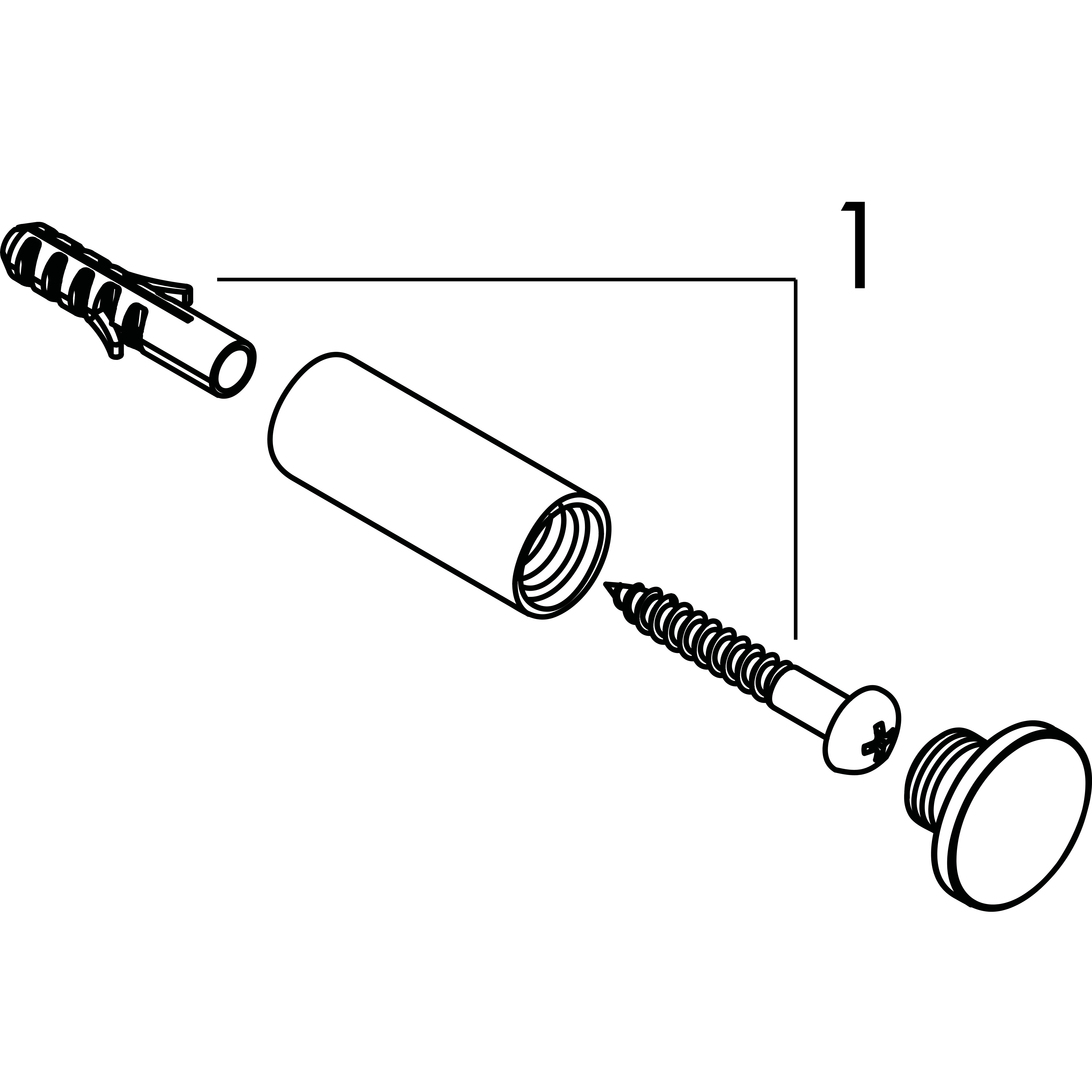 汉斯格雅配件: 罗格斯通用, 单挂钩, 货号41711007 | hansgrohe CN