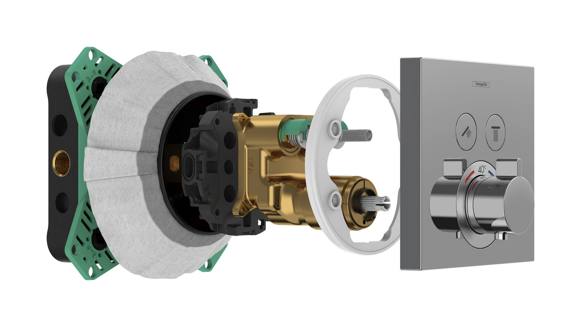 关闭：暗装预埋件 易宝万能阀芯2（代)转接板 1