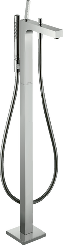 落地式单把手浴缸龙头，带摇杆把手