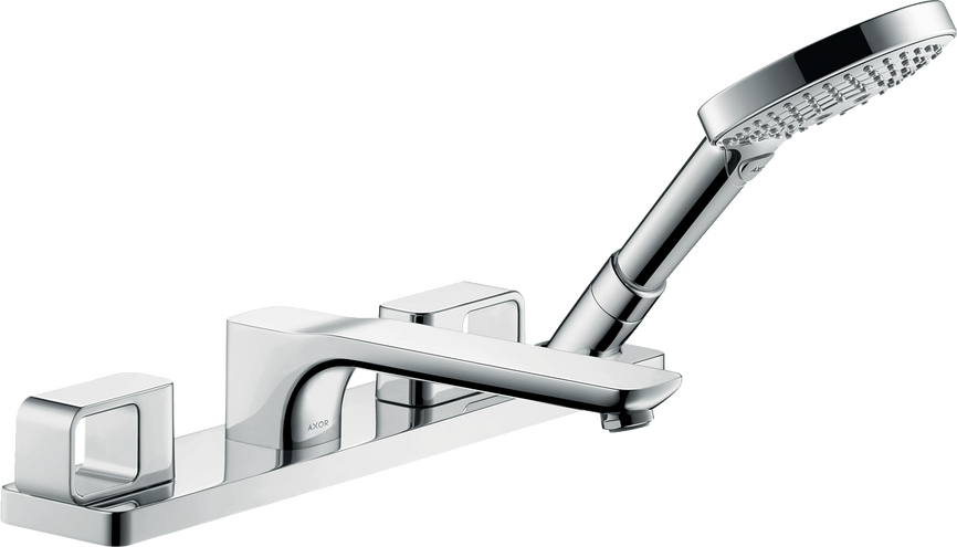 四孔翻边安装浴缸龙头