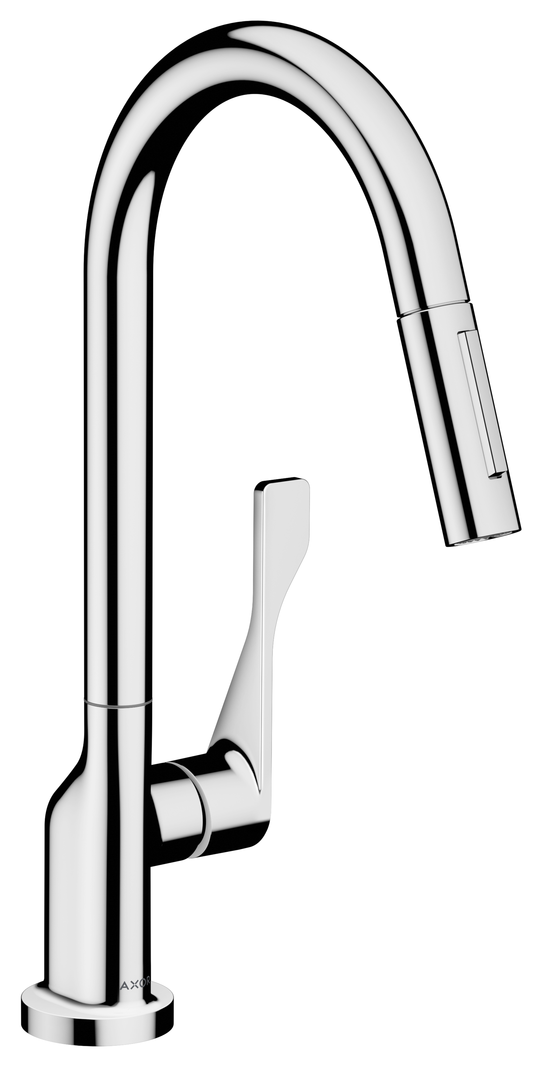 雅生厨房龙头: 雅生奇特里奥, 单把手厨房龙头250，带抽拉式出水嘴, 货号39835007