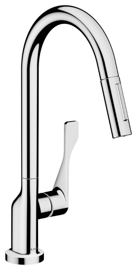 单把手厨房龙头250，带抽拉式出水嘴