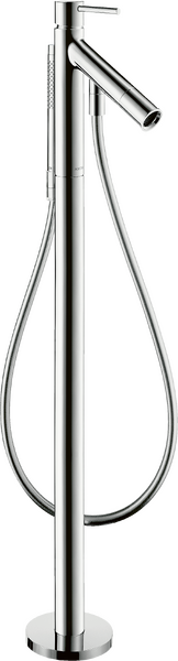落地式单把手浴缸龙头，带一字把手