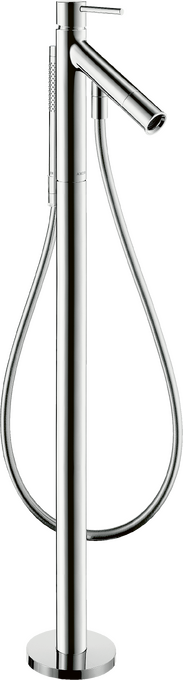 落地式单把手浴缸龙头，带一字把手