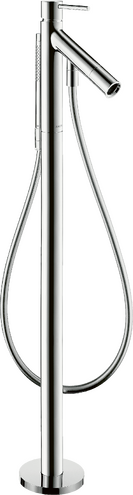 落地式单把手浴缸龙头，带一字把手