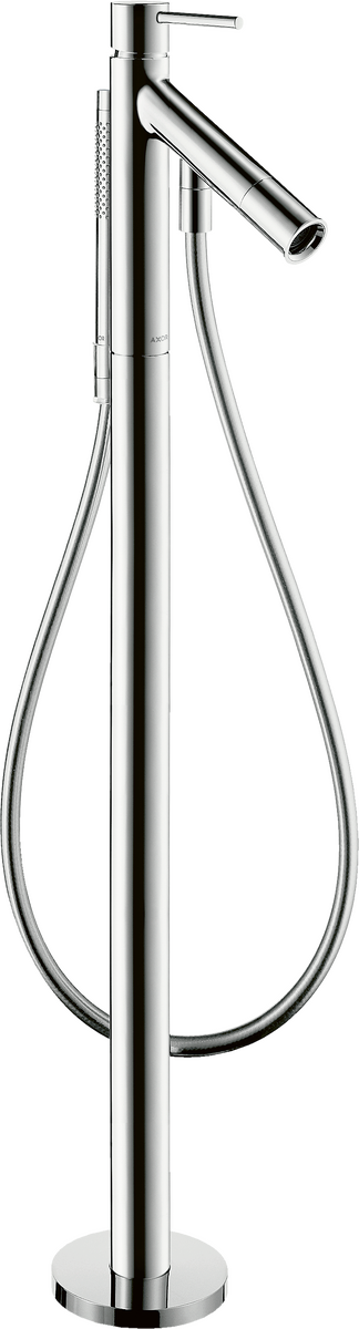 落地式单把手浴缸龙头，带一字把手