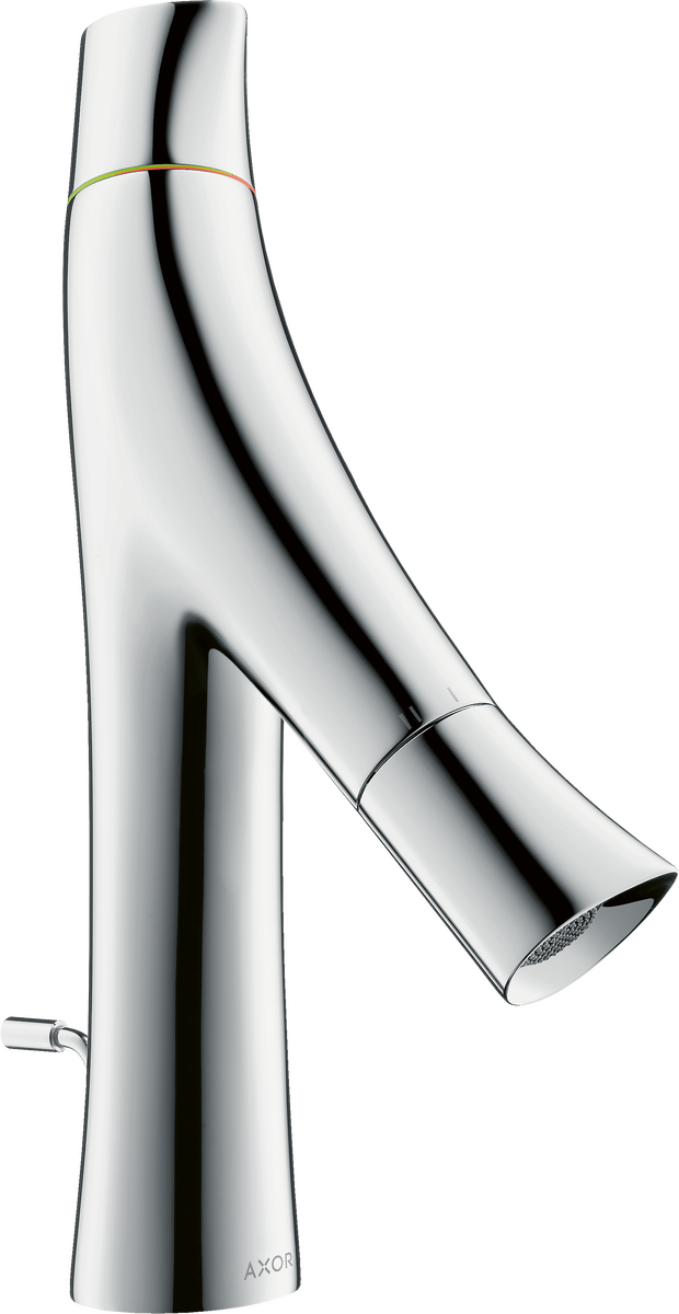 双把手面盆龙头80，带提拉落水套件