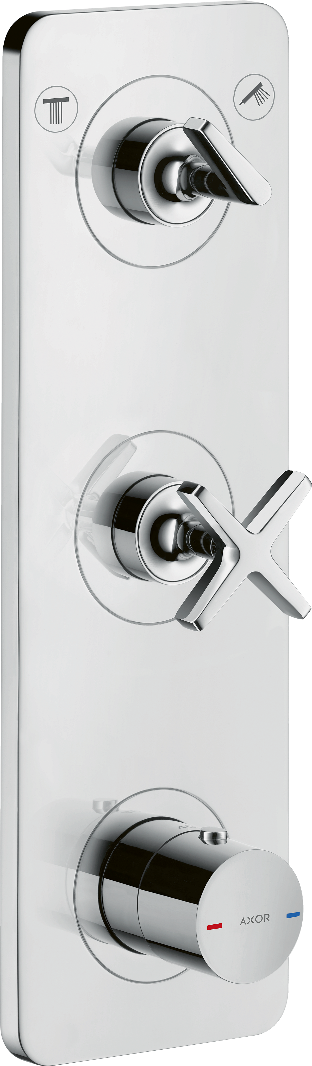 暗装两功能恒温模块380/120，带面板