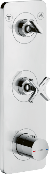 暗装两功能恒温模块380/120，带面板