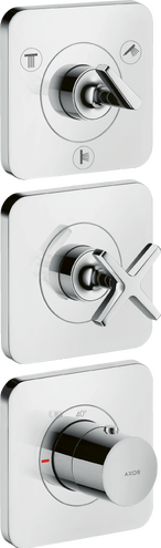 暗装三功能恒温模块380/120，带装饰盖