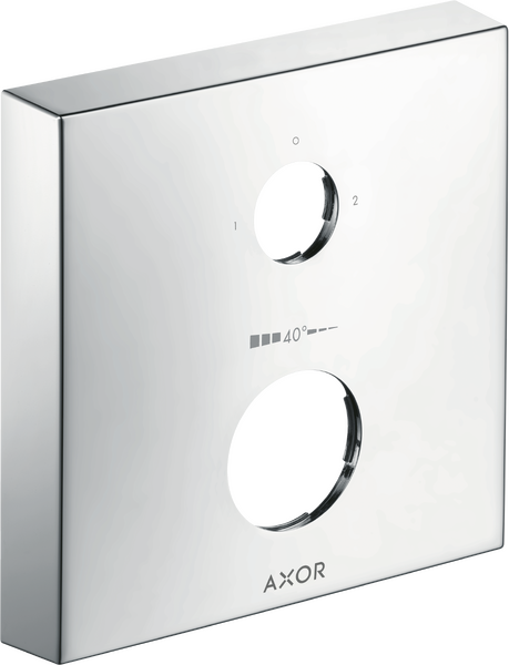 延长件 易宝万能阀芯双孔方形面板2路出水