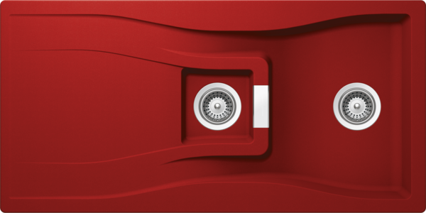 台上盆 Waterfall D-150，带自动下水套件