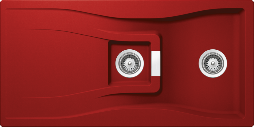 台上盆 Waterfall D-150，带自动下水套件