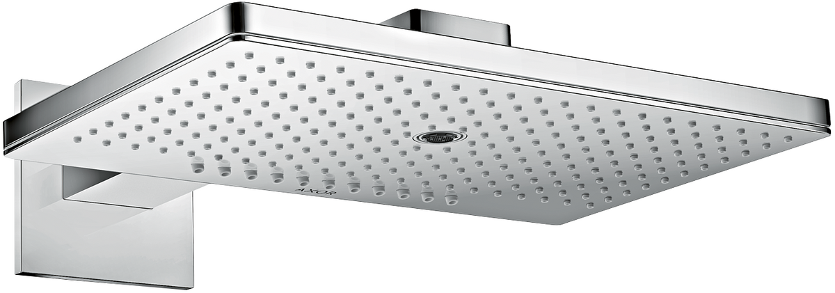 头顶花洒460/300 三速，带花洒臂和方形装饰盖