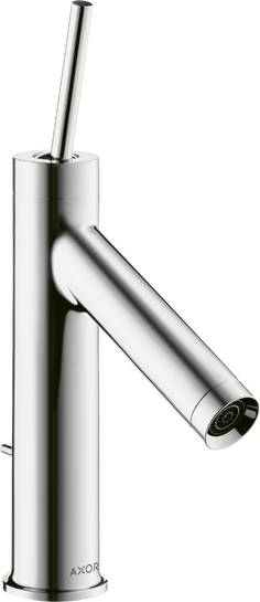 单把手面盆龙头90，带摇杆把手和提拉落水套件