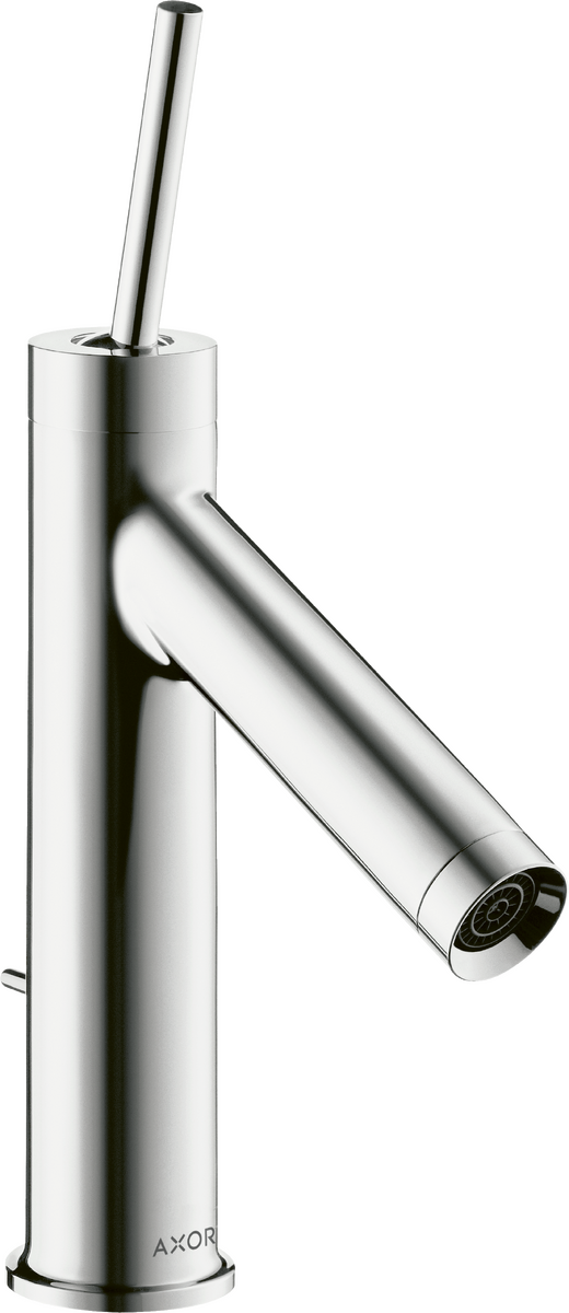 单把手面盆龙头90，带摇杆把手和提拉落水套件