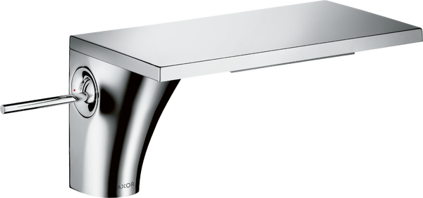 单把手面盆龙头110，带长流水型落水套件