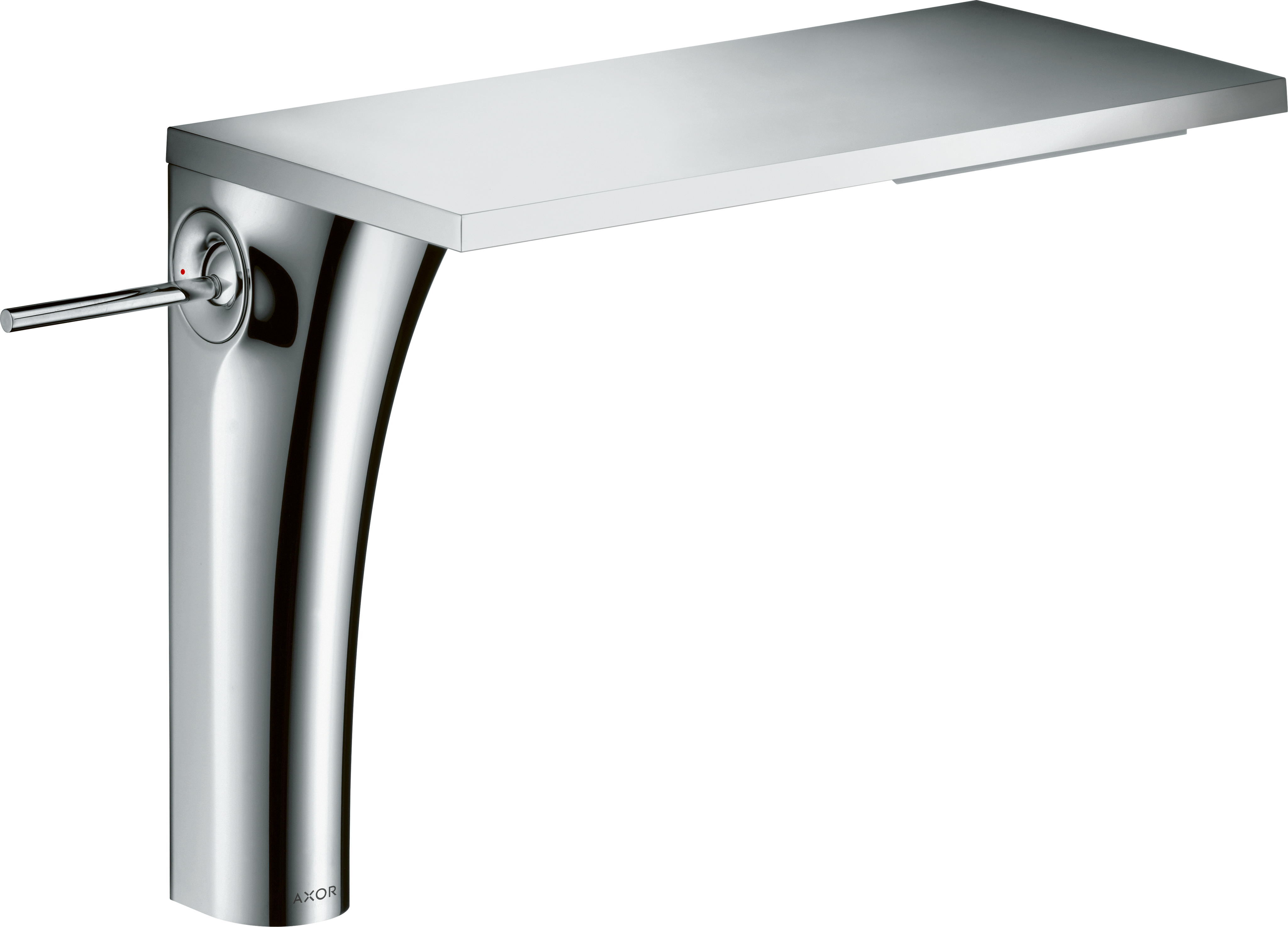 单把手面盆龙头220，带长流水型落水套件