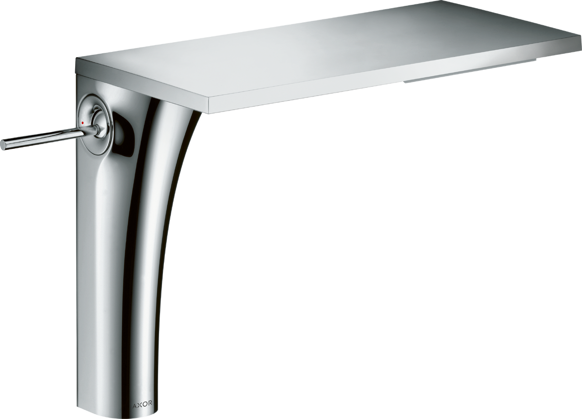 单把手面盆龙头220，带长流水型落水套件