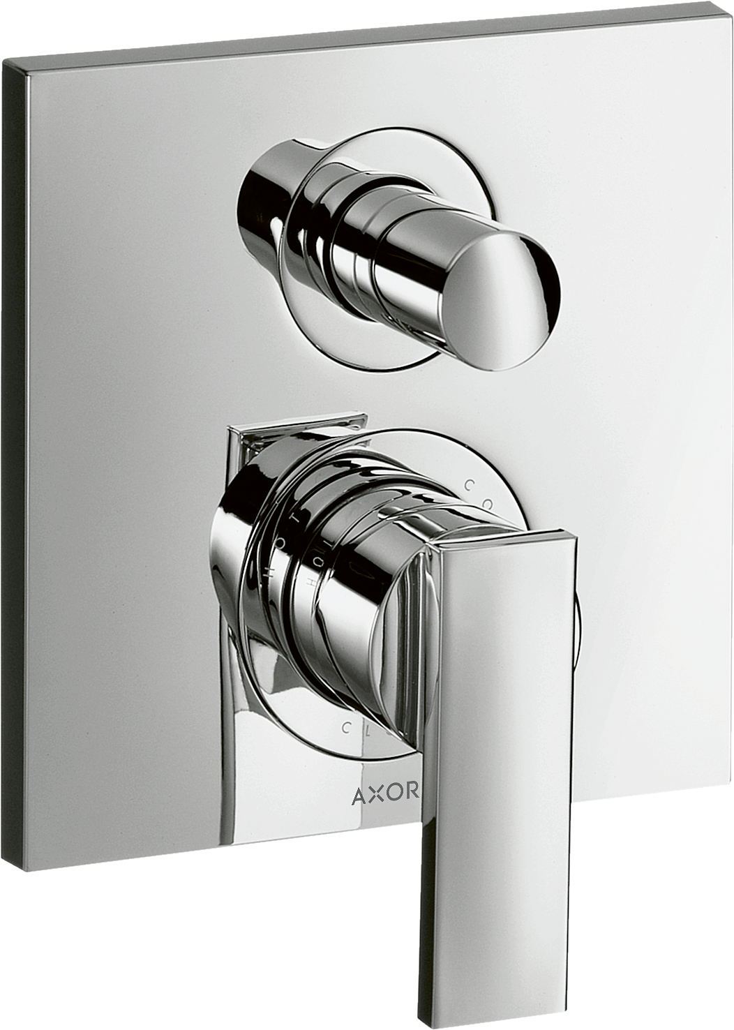 暗装单把手浴缸龙头，带一字把手