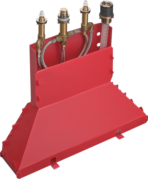 暗装预埋件 用于四孔翻边安装浴缸龙头