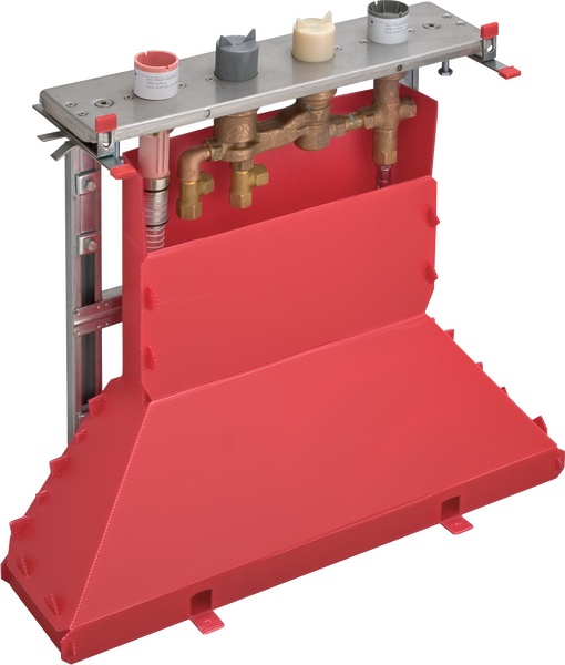 基础套件 四孔翻边恒温浴缸龙头