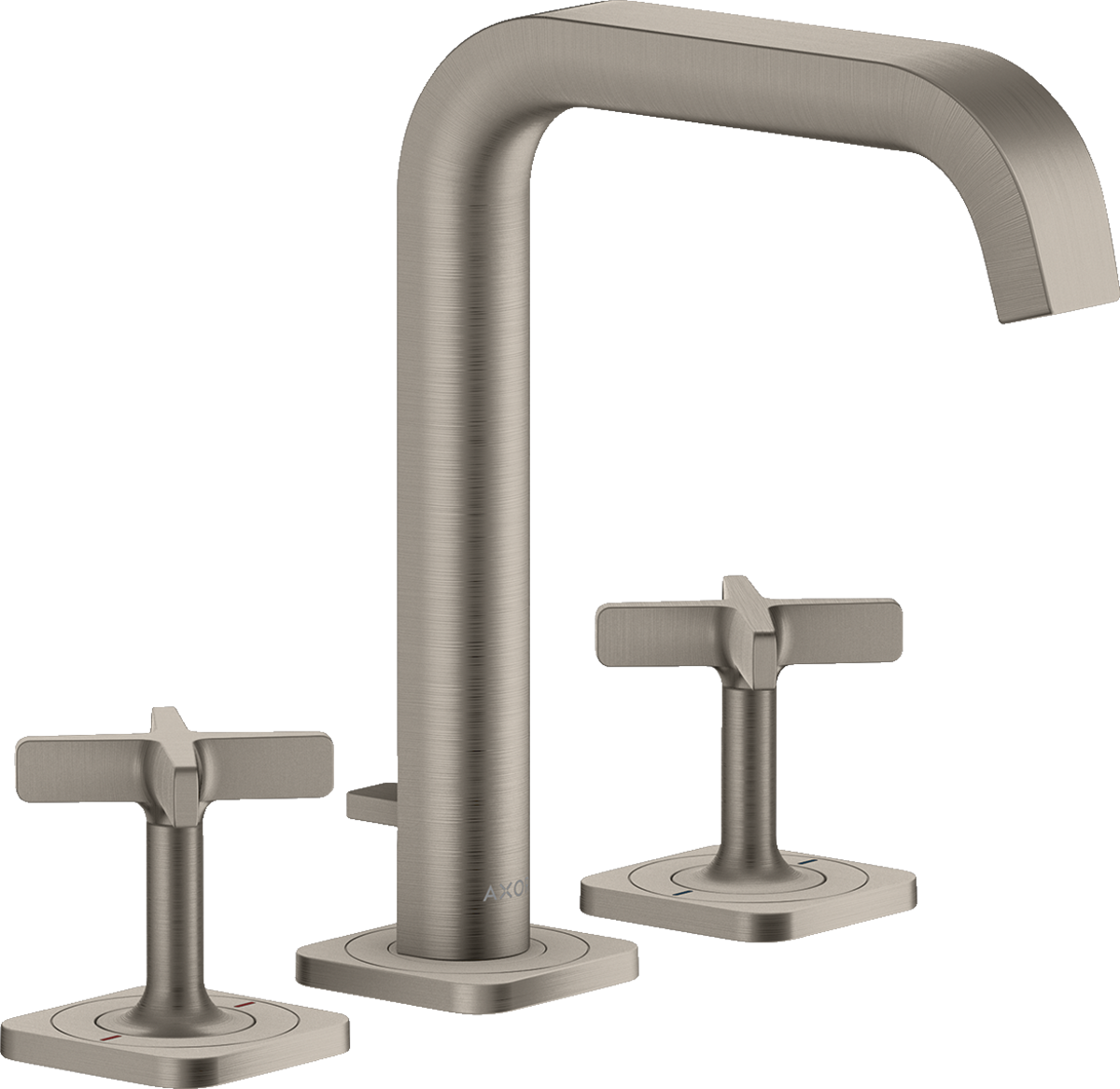 三孔面盆龙头170，带装饰盖和提拉落水套件