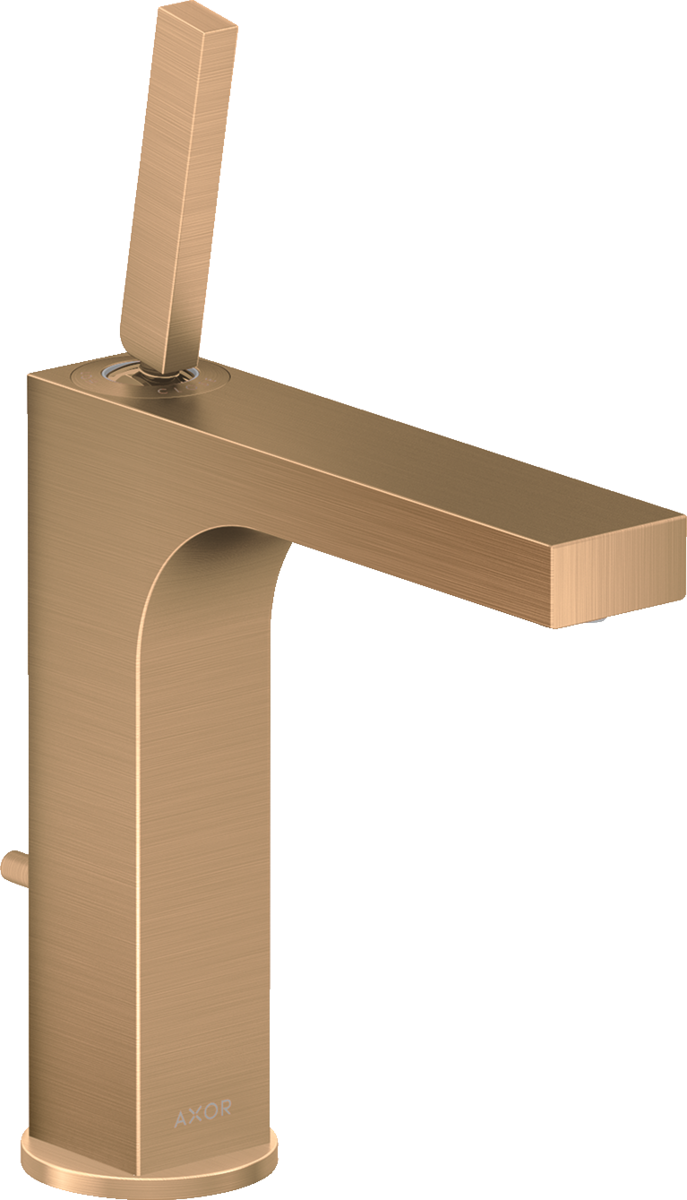 单把手面盆龙头160，带摇杆把手和提拉落水套件