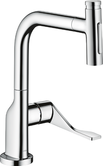 单把手厨房龙头230 两速，带抽拉式出水嘴