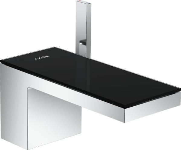 单把手面盆龙头70，带按压落水套件