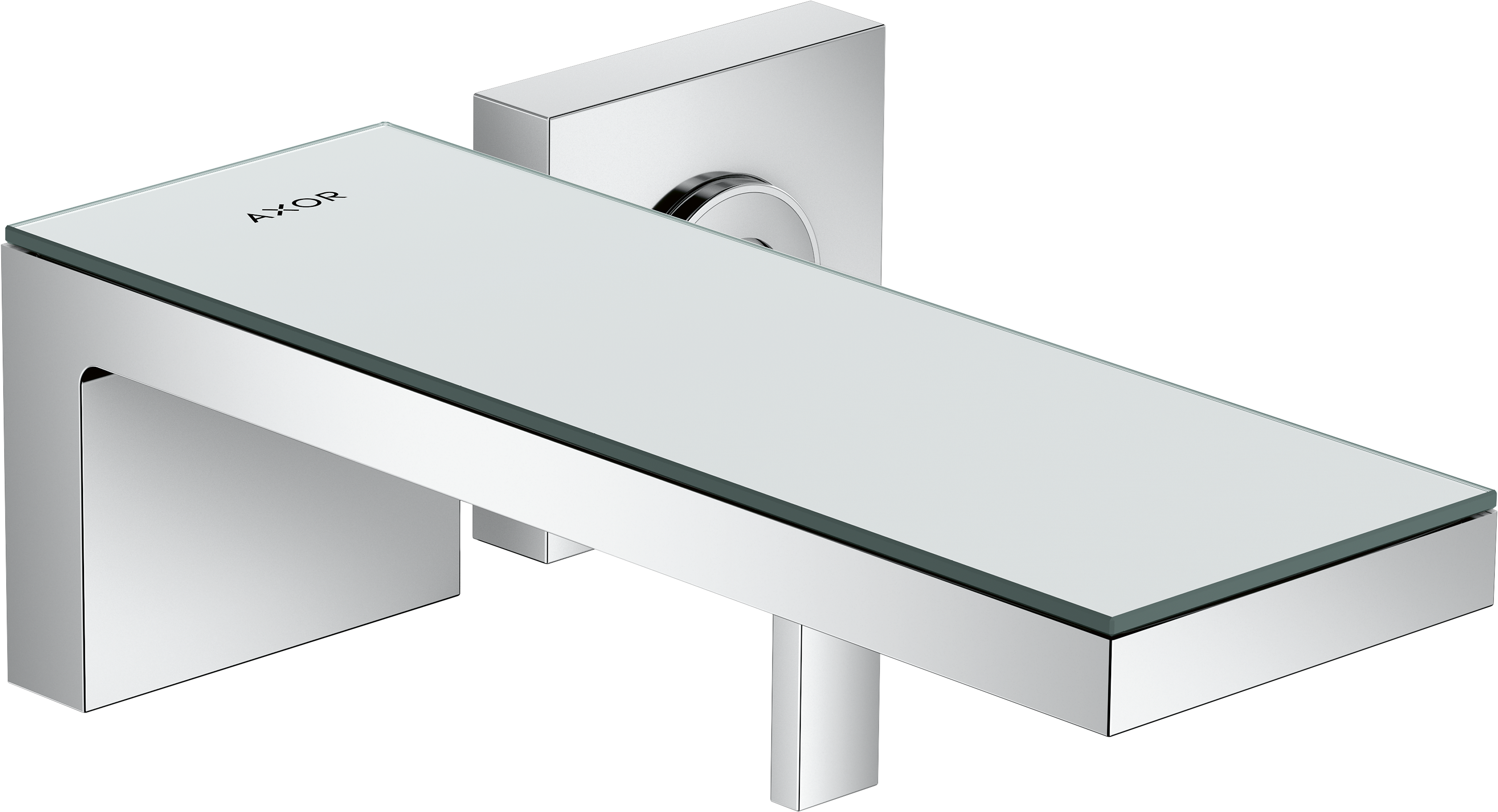 暗装墙出水单把手面盆龙头，出水嘴221mm