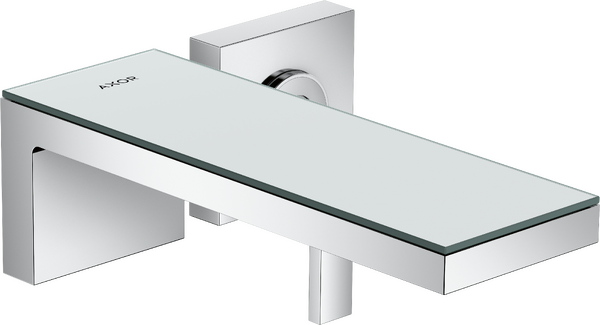 暗装墙出水单把手面盆龙头，出水嘴221mm