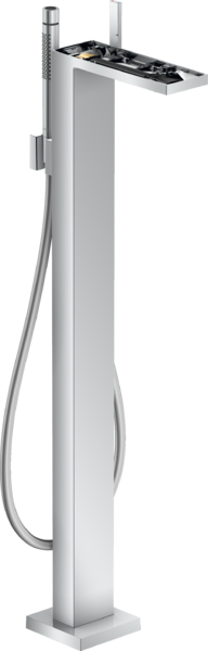 落地式单把手浴缸龙头，不带饰板