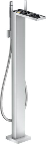 落地式单把手浴缸龙头，不带饰板