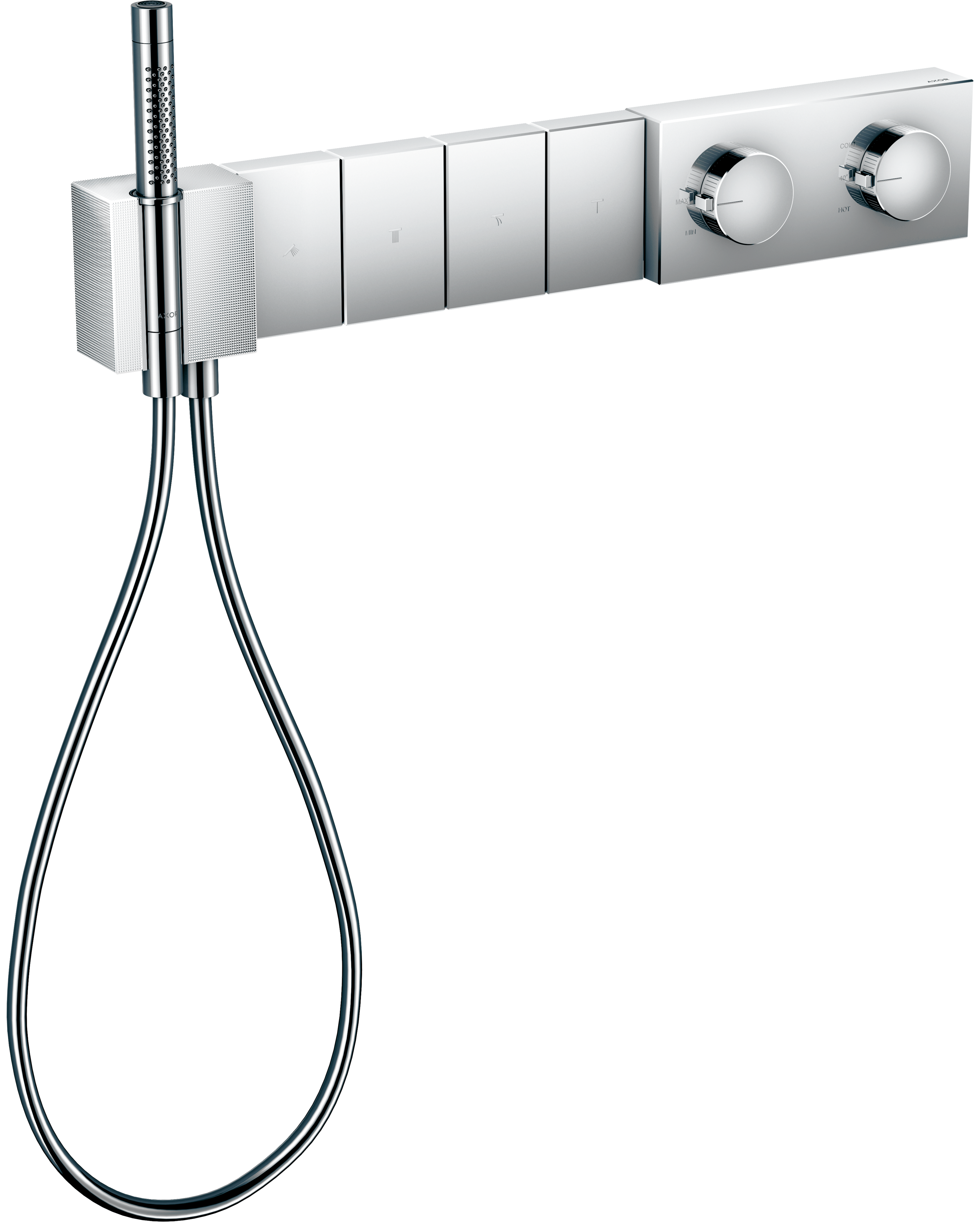 暗装四功能恒温模块610/100 Select 钻石切割版本