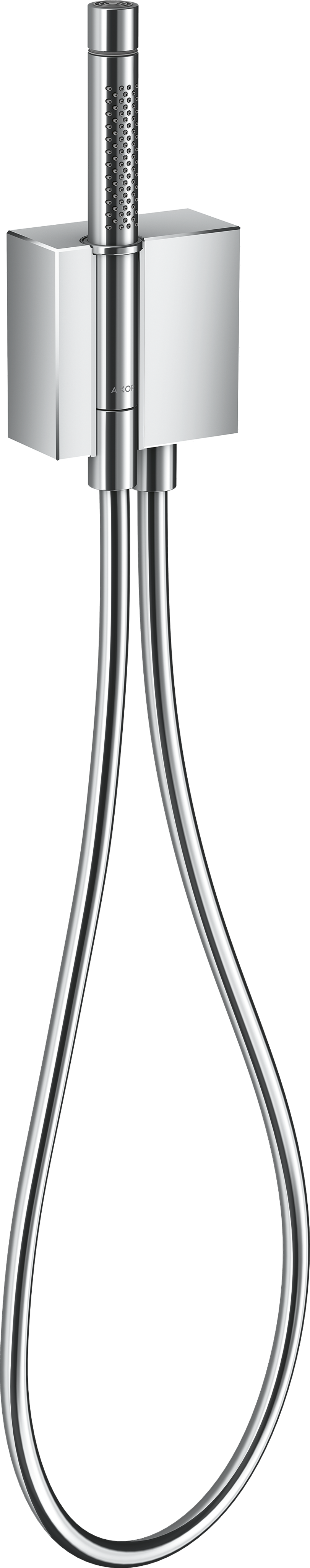 花洒支架套件，带棒式手持花洒 两速和花洒软管 钻石切割版本