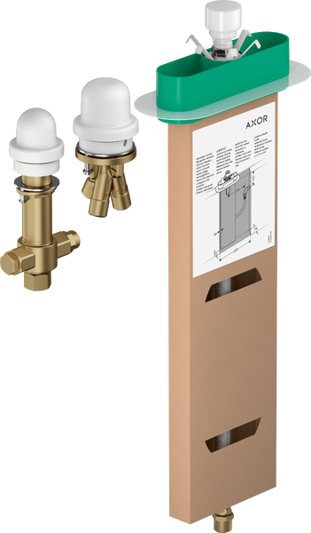 暗装基础件 用于三孔翻边安装单把手浴缸龙头