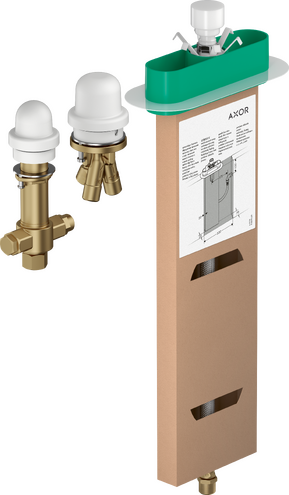 暗装基础件 用于三孔翻边安装单把手浴缸龙头