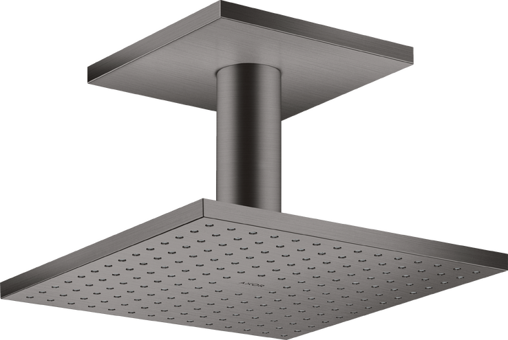 头顶花洒250/250 单速，带天花板连接管