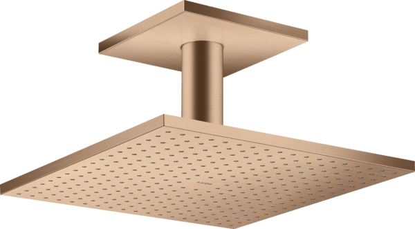 头顶花洒300/300 单速，带天花板连接管