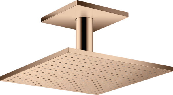 头顶花洒300/300 单速，带天花板连接管