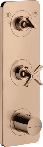 暗装两功能恒温模块380/120，带面板