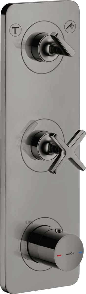 暗装两功能恒温模块380/120，带面板