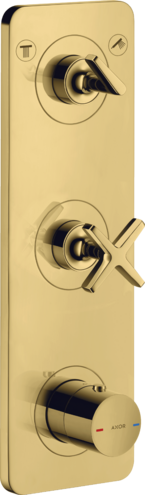 暗装两功能恒温模块380/120，带面板