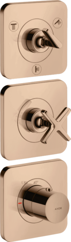 暗装三功能恒温模块380/120，带装饰盖