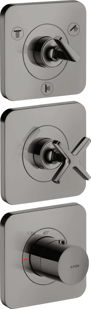 暗装三功能恒温模块380/120，带装饰盖