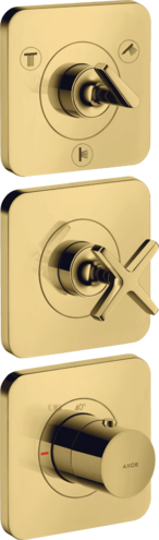 暗装三功能恒温模块380/120，带装饰盖