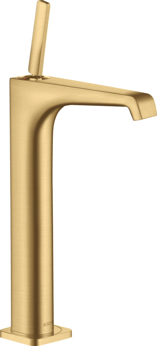 单把手面盆龙头250，带摇杆把手，带长流水型落水套件