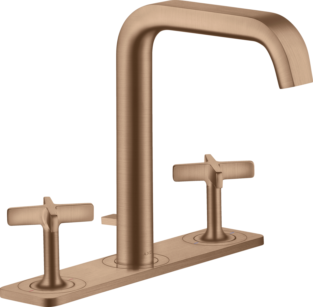 三孔面盆龙头170，带面板和提拉落水套件