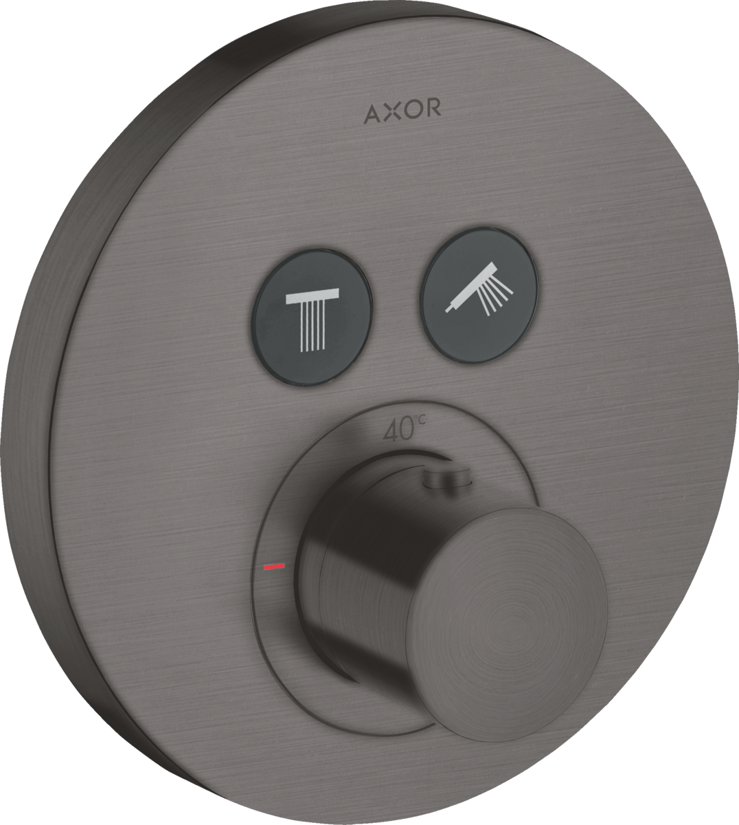 暗装两功能恒温龙头，圆形